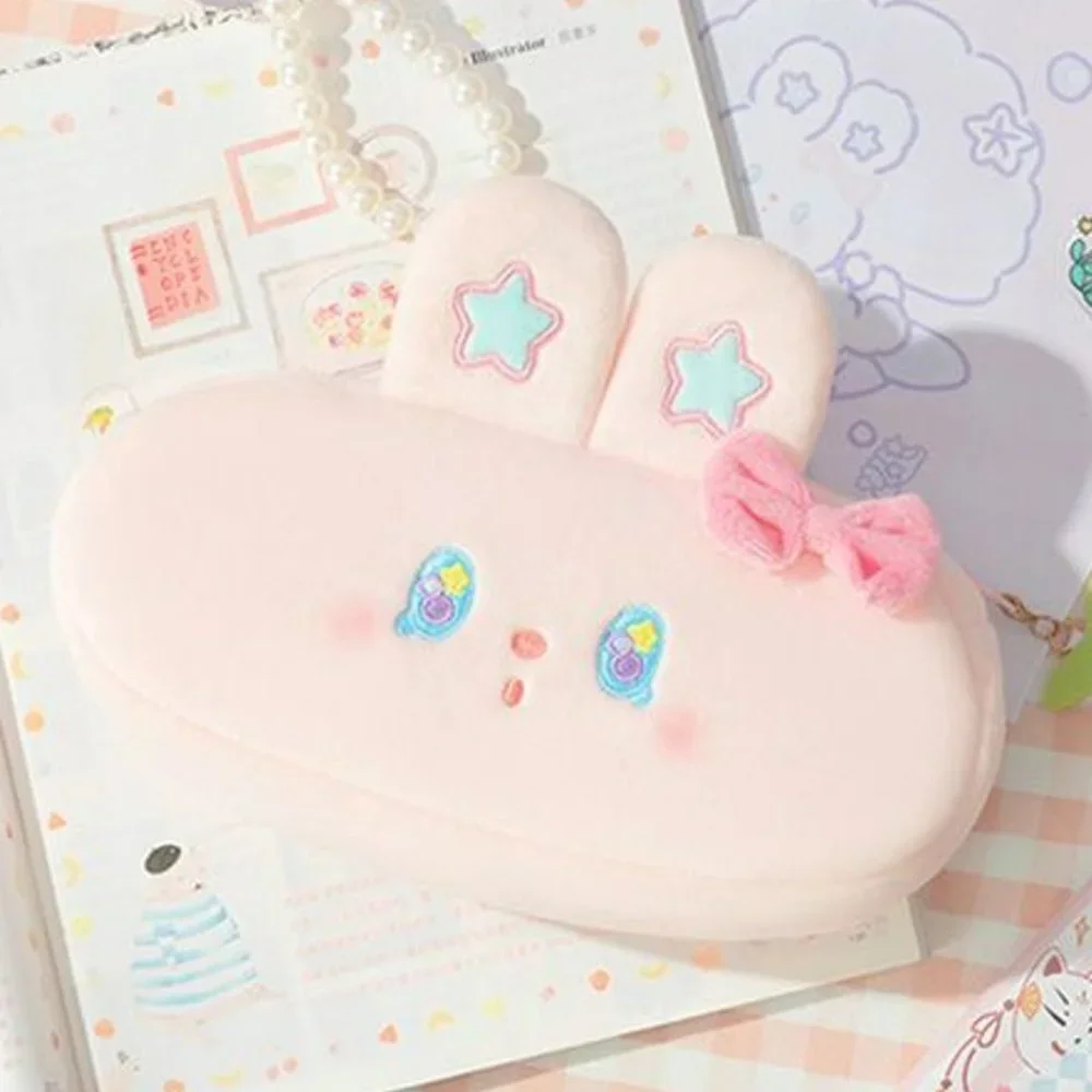 Bubble Bunny Plush Pencil Case | Bunny Rabbit Ears Star Makeup bag Travel Bag